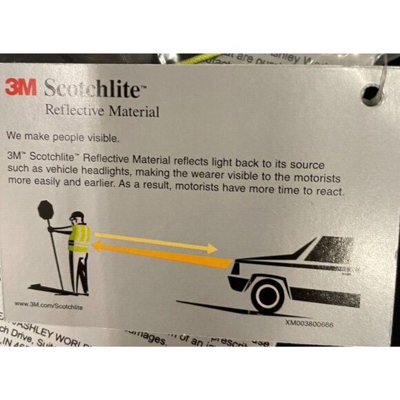 Safety Coat Gerber Hi-Vis Waterproof Reversible Jacket w/ Hood L 70W3/L LR Rain - Picture 10 of 10